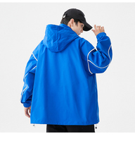 Veste d'extérieur tendance pour homme, imperméable, nouvelle veste courte ample d'automne, coupe-vent, décontractée, élégante pour la randonnée
