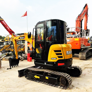 Miniexcavadora Usada de Marca China en Venta, SY35U de 3.5 Toneladas, 3 Toneladas, Casi Nueva, de Segunda Mano, Pequeña Excavadora Usada - Product Image 1