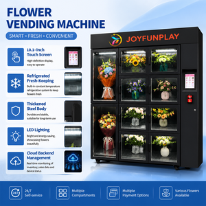 Máquina Expendedora de Flores Frescas Personalizada de Fábrica JFP, Refrigerada, con Pantalla Táctil Inteligente, Dispensador Automático de Ramos, OEM ODM - Product Image 2