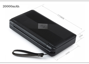 سعر البيع بالجملة ، بنوك طاقة شمسية لاسلكية مع نوع C ومنفذ USB مزدوج للفون - Product Image 5