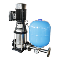 Pompe à eau industrielle verticale à fréquence variable pour circulation, avec contrôle automatique de pression constante, pompe de surpression multi-étages