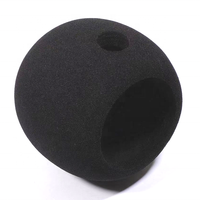 Housse de microphone en mousse à livraison rapide, bonnette anti-vent en fausse fourrure pour microphone Blue Snowball 13.5+11.5+7.5cm