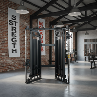 Equipo de Ejercicio Multifuncional de Metal para Gimnasio, Máquina Comercial de Polea Alta para Ejercicios de Pecho y Espalda, con Pila de Pesas de 100 kg