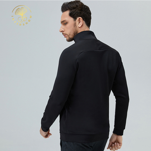Stampa di etichette con Logo personalizzato all'ingrosso Design della tua tuta in poliestere di alta qualità manica lunga per gli uomini - Product Image 3