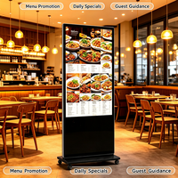 Pantalla LED Popular P1.53-P2.5 con Pantalla Publicitaria LED para Interiores, para Mostrar Menús de Restaurantes, 4K HDR10