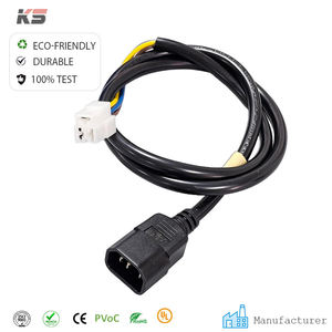 Male <b>Lock</b> C14 <b>Cable</b> Socket Plug Power <b>Cable</b> <b>Lock</b> Connector Power Cord Accessories Harness - Product Image 1