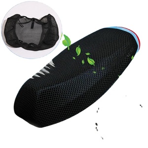 通用座椅防水罩S/M/L/XL/<span class=keywords><strong>XXL</strong></span>净3D网状保护器绝缘缓冲垫盖电动自行车座椅套 - Product Image 1