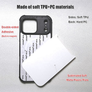 Haute qualité antichoc 2d TPU PC <span class=keywords><strong>charge</strong></span> <span class=keywords><strong>sans</strong></span> <span class=keywords><strong>fil</strong></span> Sublimation blancs coques de téléphone pour <span class=keywords><strong>iPhone</strong></span> 17 Promax - Product Image 2