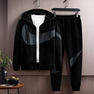 Autunno/inverno 2023 abbigliamento sportivo da <span class=keywords><strong>uomo</strong></span> vestito Casual Cardigan con cappuccio da <span class=keywords><strong>uomo</strong></span> abbigliamento sportivo abbigliamento da corsa Set da due pezzi Set da jogging da <span class=keywords><strong>uomo</strong></span>