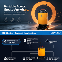 Pompe de remplissage de graisse électrique AC/DC à grand débit (25L-200L) OEM pour transfert