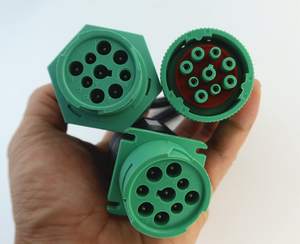 สายเคเบิล J1939ชนิดกันน้ำ2ชนิด Y ต่อเข้ากับเบ้าหล่อ1ตัวผู้2ตัวเมีย9-pin ตัวหุ้มฉนวนยางตัวนำทองแดงสำหรับยานยนต์ - Product Image 6