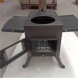 Poêle à bois portable d'extérieur, poêle à <span class=keywords><strong>gaz</strong></span>éification, équipement de chauffage pour tente, four à feu de camping, poêle d'extérieur - Product Image 4