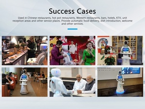 Commercial <strong>Robot</strong> <strong>Waiter</strong> Amy Intelligent Delivery <strong>Robot</strong> For Restaurant With AI Voice Interaction - Product Image 5