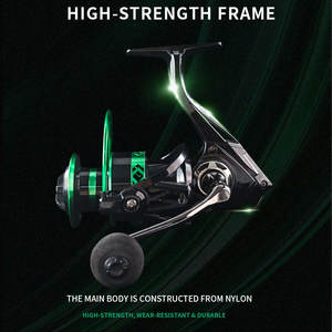 2000-7000 5.2:1 Overbrengingsverhouding 10Kg Sleepkracht Nylon Karper Vishaspel Voor Rivier Meer Beek Met Aluminium Spoel Anti-Achteruit Systeem - Product Image 4