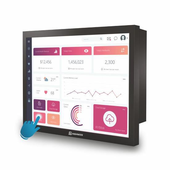 10.1 Inch Industrial Panel PC Intel 11th Gen I3/i5/i7 Linux/Windows /DP 256GB SSD WiFi /Ethernet VESA Mount 1 Year Warranty