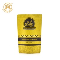 Sacs à café 100g 250g 1kg 2kg 5kg, pochettes d'emballage pour grains de café à fond carré, sacs à café avec fermeture éclair et valve, emballage pour café