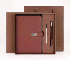 Wholesale Promotional Business Notebook Journal for Gifts Custom Diary PU Leather Magnetic <b>Note</b> <b>Book</b> Pen Gift Set With USB Drive - Product Image 4