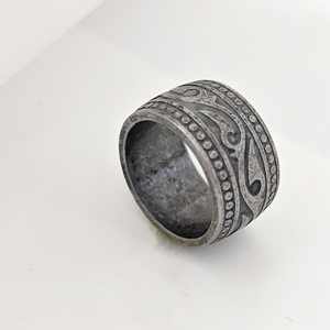 Cool Stainless Steel <b>Rings</b> Hip Hop <b>Silver</b> Gold Geometric <b>Rings</b> Mature Totem <b>Rings</b> <b>for</b> <b>Men</b> - Product Image 4