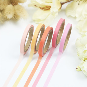 Pure Color Masking <b>Tape</b> 3 5 7.5mm Narrow Strips For Planner Borders Decorative Stickers - Product Image 4