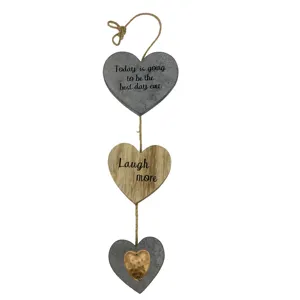 Décoration rustique personnalisée en forme de cœur, MDF, amour, cadeau de famille, petite Plaque murale suspendue en bois, panneau
