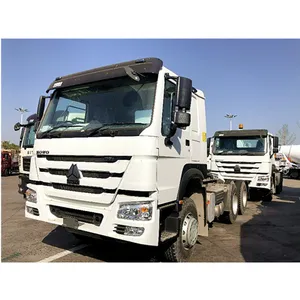 Howo head venda de caminhões fw 6x4 semi novas unidades de estrada tratores para por owner tra j6p cng sino℃ a7 caminhão de trator baixo usado