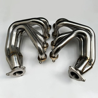 Collecteur d'échappement en acier inoxydable à tube long pour Chevrolet Corvette C8 62L 2020 Haute performance Finition polie