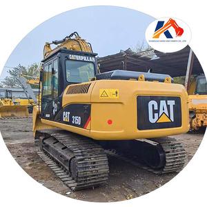 รถขุด Caterpillar 315D CAT สภาพดี รถขุดขนาดกลางสำหรับงานก่อสร้าง รถขุดมือสอง 15 ตัน รุ่น 312D2 313GC 315D2GC - Product Image 1