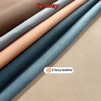 Cuir polyester extensible en forme de S de 0,7 mm, anti-boulochage, sans perte de fibres, pour sellerie automobile, textile de maison et mobilier