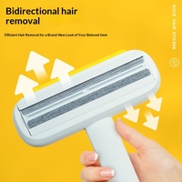 Brosse anti-poils pour animaux en PP, grattoir à poils flottants, design petit canard, fournitures pour chats, best-seller transfrontalier