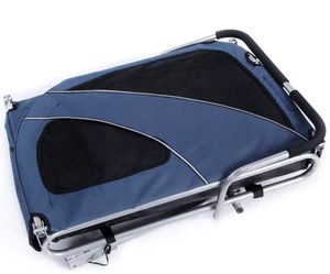 पालतू ट्रेलर गाड़ी Foldable कुत्ते बिल्ली साइकिल ट्रेलर 1 में 2 के लिए बाइक साइकिल ट्रेलर घुड़दौड़ पालतू डॉग कार्ट - Product Image 6