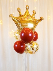 Nuovo Design Palloncino a Forma di Corona in Foil per Festa di Compleanno Re Spagnolo Palloncini Stella Re Globo Burbuja in Thailandia - Product Image 4