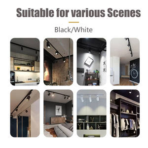 Projecteur LED COB moderne 12W-40W sur <span class=keywords><strong>rail</strong></span> magnétique, corps en aluminium, lampe de focalisation linéaire, luminaires de <span class=keywords><strong>spot</strong></span> pour magasins et points de vente - Product Image 6