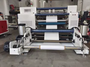 WFQ-B 1000/1300 Automatic Pvc Bopp Film Slitting Rewinder Machine