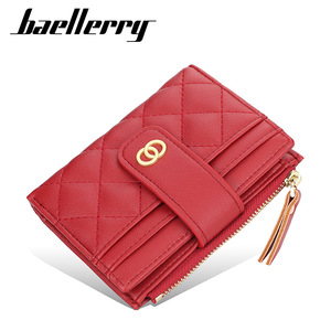 Baellerry Women's Short <b>Wallet</b> Pu Leather Multi Card Slot Zipper Fashion Buckle <b>Money</b> Clip Everyday Use - Product Image 5