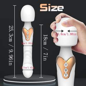 Vibromasseur Portable à Double Tête G-Spot Véritable Flagship Adult Sex Toys Bâton de <span class=keywords><strong>Massage</strong></span> Conçu pour l'orgasme féminin - Product Image 5