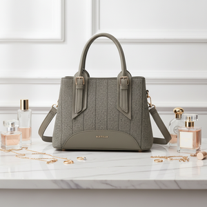 Sac fourre-tout en <span class=keywords><strong>cuir</strong></span> PU pour femmes avec fermeture à glissière, bandoulière réglable, grande capacité pour un usage quotidien - Product Image 3