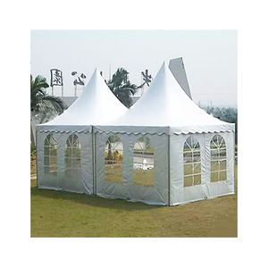 Harga Bagus atap PVC kualitas tinggi 6x6M 20x20 kaki tenda Pagoda untuk dijual - Product Image 2