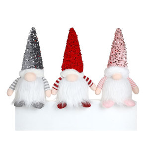 New cross-border Valentine's Day <b>Large</b> Sequin Glowing <b>Doll</b> with Lights, Christmas Glowing Faceless <b>Doll</b> Ornament - Product Image 5