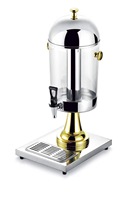 U.RAY Commerciële 8L RVS Spiegelpolijst Drankdispenser Antislipvoet Enkel/Dubbel/Drievoudige Tanks Hotel Restaurant