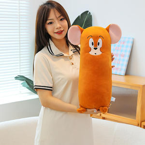 Topo gatto personalizzato lungo striscia di peluche cuscino <span class=keywords><strong>Tom</strong></span> gatto peluche divano peluche bambola peluche animali di peluche giocattolo - Product Image 4