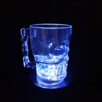 Gobelet lumineux LED en plastique fantaisie de 14 oz, multicolores, pour boissons gazeuses, qualité alimentaire, pour promotions et cadeaux de fête
