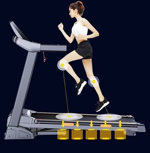 Tapis Roulant Elettrico Pieghevole Portatile con Schermo LED, Monitoraggio Wireless, Telaio in Ferro, Inclinazione Automatica - Camminata/Corrida/Jogging - Product Image 3