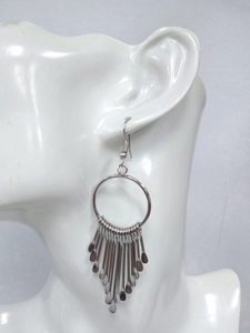 Tinh tế, thời trang, ngọt ngào và đơn giản tua Bông tai hình học với một tính khí độc đáo, bông tai tròn, Bông Tai Nữ Thần Retro - Product Image 5