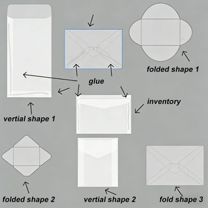 Sobres de Papel Glassine Translúcido C4 C5 B6 DL ZL para Tarjetas, Monedas, Semillas, Invitaciones y Postales - Product Image 2