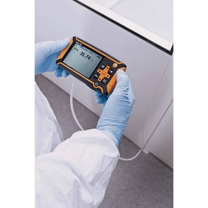 Factory Price Testo 420 Handheld Anemometer Air Flow <b>Meter</b> With Temperature and <b>Humidity</b> Display Orange Black Design - Product Image 3