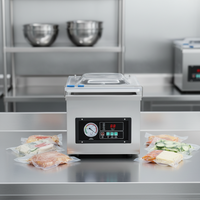 Machine sous vide semi-automatique haute efficacité pour la conservation des aliments, scellage de films et feuilles, fruits secs, fromages, légumes