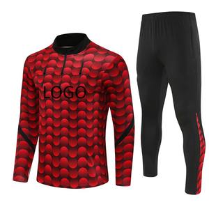 Equipación de Fútbol de Club 2025-2026, Chaqueta y Pantalones de Fútbol de Manga Larga para Hombre, Chándal de Fútbol para Niños - Product Image 4