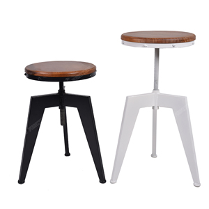 Công nghiệp cổ gấp kim loại thanh phân với ghế gỗ để bán - Product Image 1