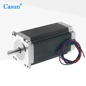 Motor de passo nema, venda direta da fábrica cnc motor de passo nema 23 425 oz-em torque alto 3n. m om bipolar 3a motor passo para gravação