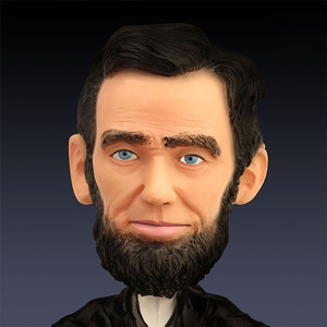 Tổng Thống Mỹ <span class=keywords><strong>Abraham</strong></span> Lincoln bức tượng bức tượng bán thân tùy chỉnh Lincoln con số tác phẩm điêu khắc nhựa bức tượng Lincoln tưởng niệm quà tặng - Product Image 2